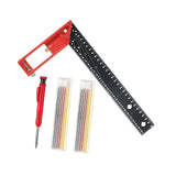 Maxbell Framing Square Ruler Marking Joiners Workshop Gauge Adjustable Framing Tools
