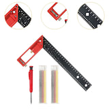 Maxbell Framing Square Ruler Marking Joiners Workshop Gauge Adjustable Framing Tools