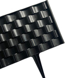 Maxbell 2x Garden Edging Border Decor Black for Flower Lawn Edge Landscaping Walkway