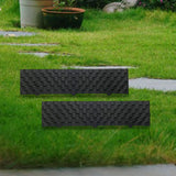 Maxbell 2x Garden Edging Border Decor Black for Flower Lawn Edge Landscaping Walkway