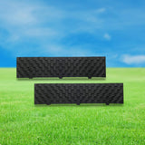 Maxbell 2x Garden Edging Border Decor Black for Flower Lawn Edge Landscaping Walkway