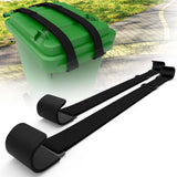 Maxbell 2x Trash Can Lock Straps Belt Double Claw Recycling Trash Bin Straps Prevent