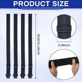 Maxbell 2x Trash Can Lock Straps Practical Adjustable for Outdoor Squirrels Raccoons