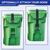 Maxbell 2x Trash Can Lock Straps Practical Adjustable for Outdoor Squirrels Raccoons