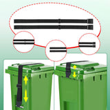 Maxbell 2x Trash Can Lock Straps Practical Adjustable for Outdoor Squirrels Raccoons