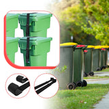 Maxbell 2x Trash Can Lock Straps Practical Adjustable for Outdoor Squirrels Raccoons