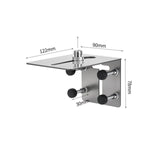 Maxbell Wall Mount Levels Bracket Positioning Rack for Construction Workers Plumbers