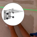 Maxbell Wall Mount Levels Bracket Positioning Rack for Construction Workers Plumbers