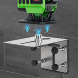 Maxbell Wall Mount Levels Bracket Positioning Rack for Construction Workers Plumbers