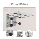 Maxbell Wall Mount Levels Bracket Positioning Rack for Construction Workers Plumbers