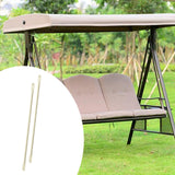 Maxbell 2Pcs Swing Replacement Bar Metal for Swing Pole Outdoor Equipment Swing Set 79 cm Beige