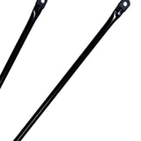 Maxbell 2Pcs Swing Replacement Bar Metal for Swing Pole Outdoor Equipment Swing Set 100 cm Black