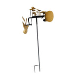 Maxbell Metal Drummer Windmill Handmade Garden Decoration for Backyard Outdoor Patio