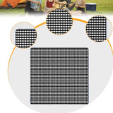 Maxbell Picnic Blanket Waterproof Large Foldable Beach Mat for Kids Women Men Indoor Black white grid