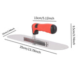 Maxbell Plastering Trowel for Drywall Plastering Construction Cement Tiling Scraping 10x35x9.5cm