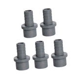 Maxbell 5Pcs Pool Filter Pump Hose Adapters PVC Accessory for above Ground Pool Pump