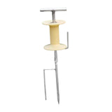 Maxbell Garden Hose Guide Spike Heavy Duty Water Hose Holder Stand Outside Hose Reel Plastic Turntable