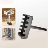 Maxbell Socket Punch Slotting Tool Sturdy Square Slot Cutter for Home Brick Concrete