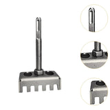 Maxbell Socket Punch Slotting Tool Sturdy Square Slot Cutter for Home Brick Concrete