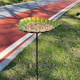 Maxbell Bird Bath Bowl with Garden Stake Bird Baths for Outdoor Garden Yard Backyard