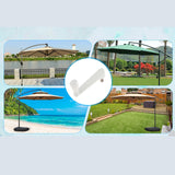 Maxbell Patio Umbrella Crank Handle Umbrella Attachment for Picnic Courtyard Camping