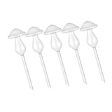 Maxbell 5Pcs Plant Watering Globe Mushroom Home Flower Pot Automatic Plant Waterers