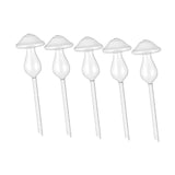 Maxbell 5Pcs Plant Watering Globe Mushroom Home Flower Pot Automatic Plant Waterers