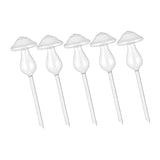 Maxbell 5Pcs Plant Watering Globe Mushroom Home Flower Pot Automatic Plant Waterers