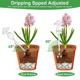 Maxbell 5Pcs Plant Watering Globe Mushroom Home Flower Pot Automatic Plant Waterers