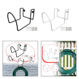 Maxbell Garden Hose Holder Metal Garage Storage Utility Hook for Garage Outside Yard black