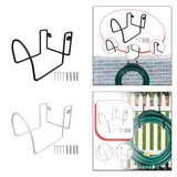 Maxbell Garden Hose Holder Metal Garage Storage Utility Hook for Garage Outside Yard black