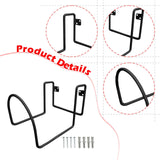 Maxbell Garden Hose Holder Metal Garage Storage Utility Hook for Garage Outside Yard black