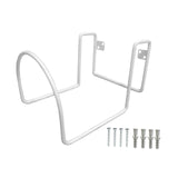Maxbell Garden Hose Holder Metal Garage Storage Utility Hook for Garage Outside Yard white