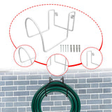 Maxbell Garden Hose Holder Metal Garage Storage Utility Hook for Garage Outside Yard white