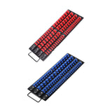 Maxbell Socket Organizer Retention Tray Drive ABS Tools for Home Workshop red