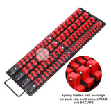 Maxbell Socket Organizer Retention Tray Drive ABS Tools for Home Workshop red