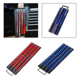 Maxbell Socket Organizer Retention Tray Drive ABS Tools for Home Workshop red