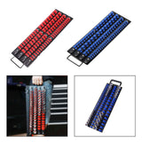 Maxbell Socket Organizer Retention Tray Drive ABS Tools for Home Workshop red