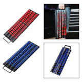 Maxbell Socket Organizer Retention Tray Drive ABS Tools for Home Workshop red