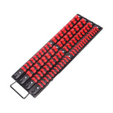 Maxbell Socket Organizer Retention Tray Drive ABS Tools for Home Workshop red