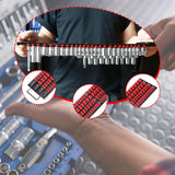 Maxbell Socket Organizer Retention Tray Drive ABS Tools for Home Workshop red