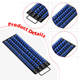 Maxbell Socket Organizer Retention Tray Drive ABS Tools for Home Workshop blue