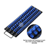 Maxbell Socket Organizer Retention Tray Drive ABS Tools for Home Workshop blue