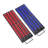 Maxbell Socket Organizer Retention Tray Drive ABS Tools for Home Workshop blue