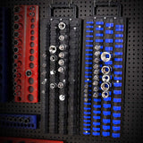 Maxbell Socket Organizer Retention Tray Drive ABS Tools for Home Workshop blue