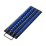 Maxbell Socket Organizer Retention Tray Drive ABS Tools for Home Workshop blue