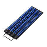 Maxbell Socket Organizer Retention Tray Drive ABS Tools for Home Workshop blue