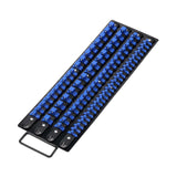 Maxbell Socket Organizer Retention Tray Drive ABS Tools for Home Workshop blue