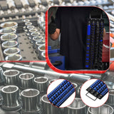 Maxbell Socket Organizer Retention Tray Drive ABS Tools for Home Workshop blue