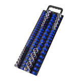 Maxbell Socket Organizer Retention Tray Drive ABS Tools for Home Workshop blue